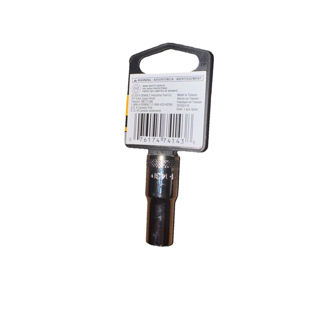 DEWALT DWMT74143OSP 12 Point 3/8" – a black and white label on a white background