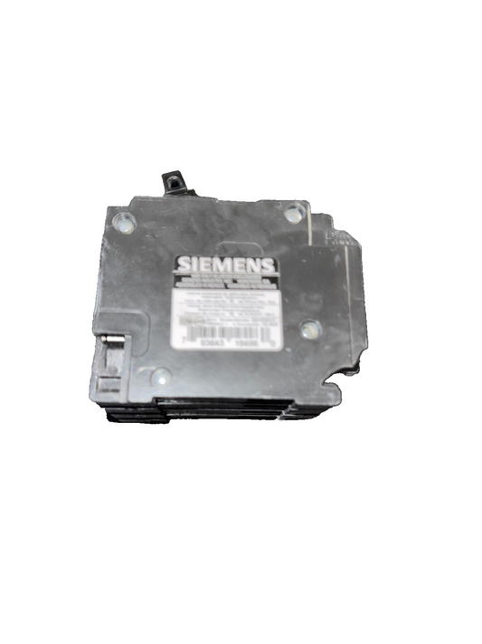 SIEMENS Q21530CT 30 Double Two 15-Amp Single Pole Circuit Breaker, Black