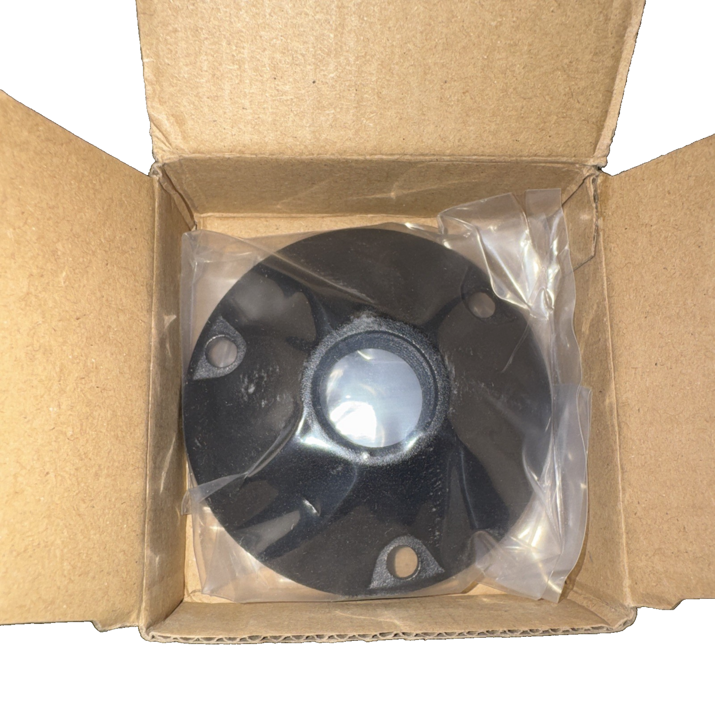 Kichler 15493 Single 3"W Round Mounting Base - Black