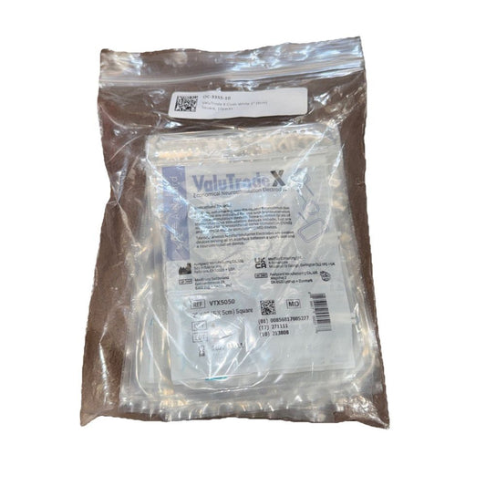 Axelgaard ValuTrode X Premium Electrodes VTX5050 for 10 Packs Of 4, Aaxelgaard – a bag of white powder