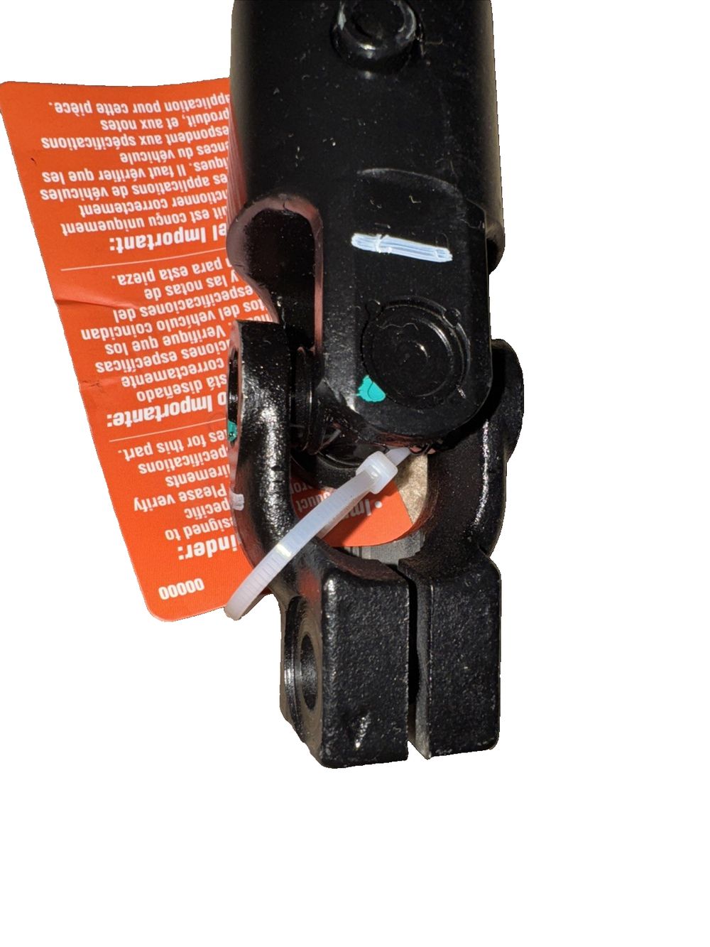 Dorman 425-373 Steering Shaft Compatible with Select Ford Models No Packaging – a close up of a black object with a tag