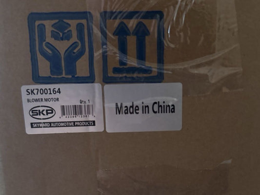 SKP SK700164 Blower Motor, 1 Pack – a box with a sticker on it