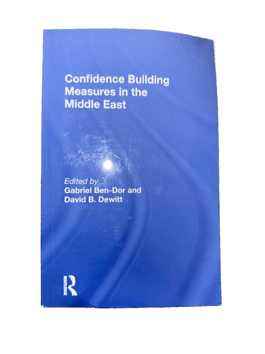 Confidence Building Measures In The Middle East, DaveyDooDeals – the cover of the book confidence building middle east