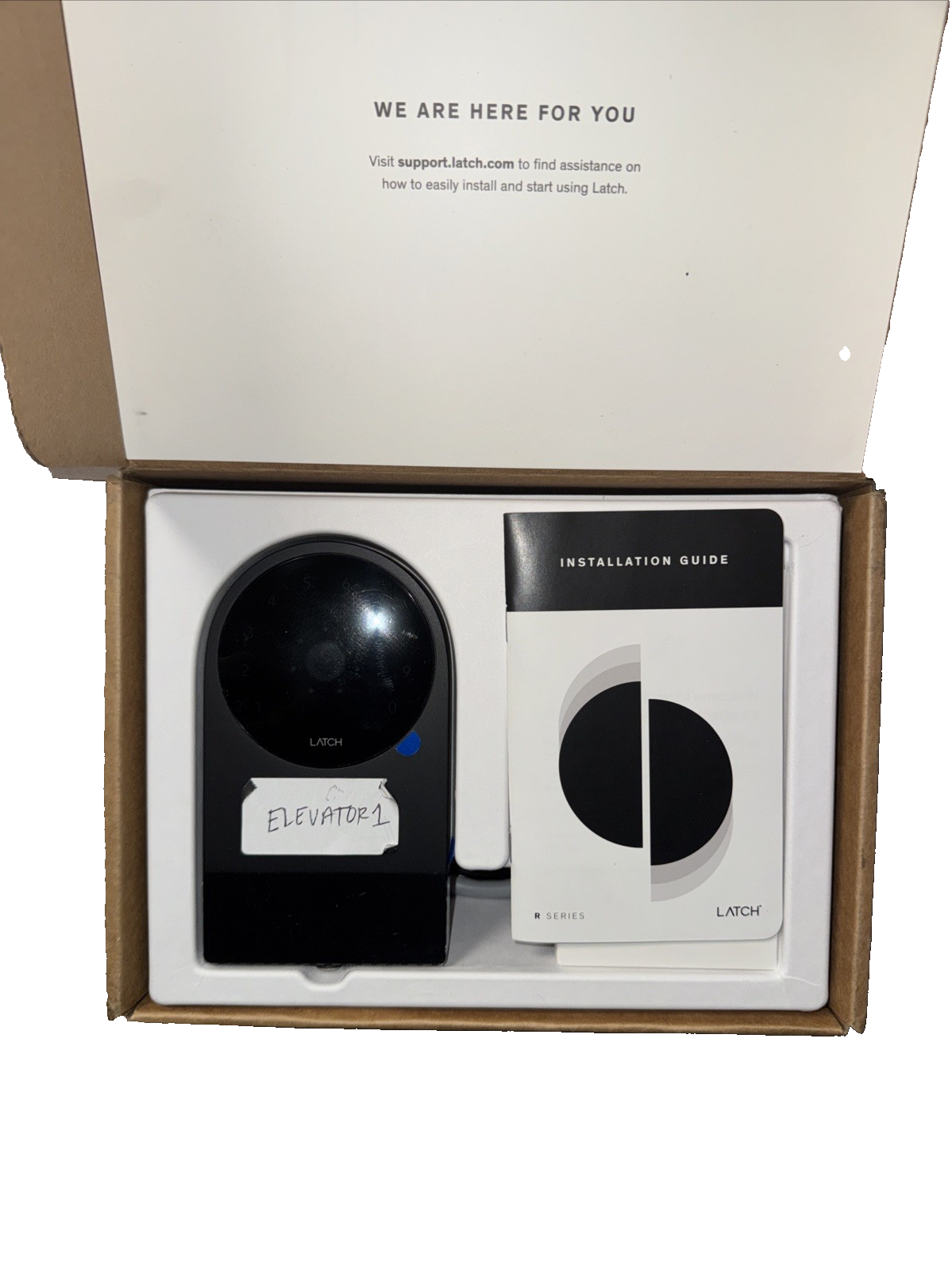 Latch R2LB1 Reader Door Controller for Common Area Entry Locks Black Finish
