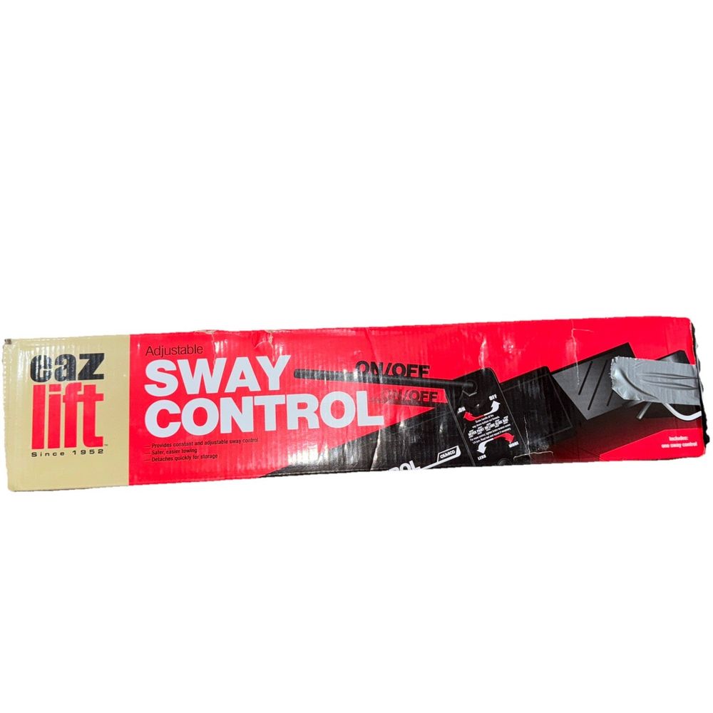 Camco 48380 Eaz-Lift Right Hand Passenger Side Sway Control Bar, DaveyDooDeals – a box of black and white tape
