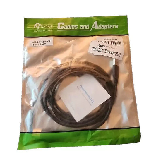 Rankie USB 3.0 Cable, Type A to Type A, 6 Feet (Black) – cable cable for thermo