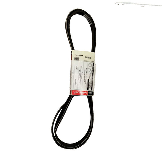 Jk6878/5060878 Ford Sepentine Belt MotoCraft – a black cable with a white background