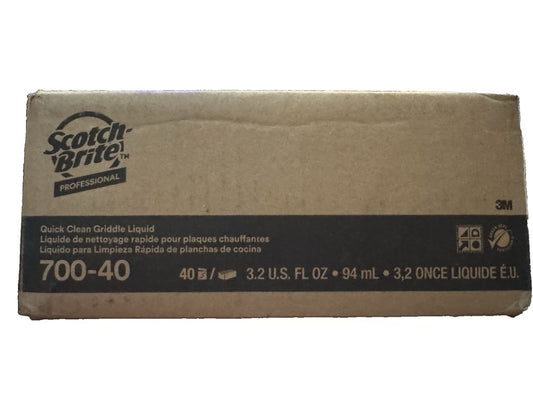 3M 700CC Scotch-Brite™ 3.2 oz. Liquid Griddle Quick Clean Packet - 40/Case, 3M' – a box of scotch scotch scotch scotch scotch scotch scotch…