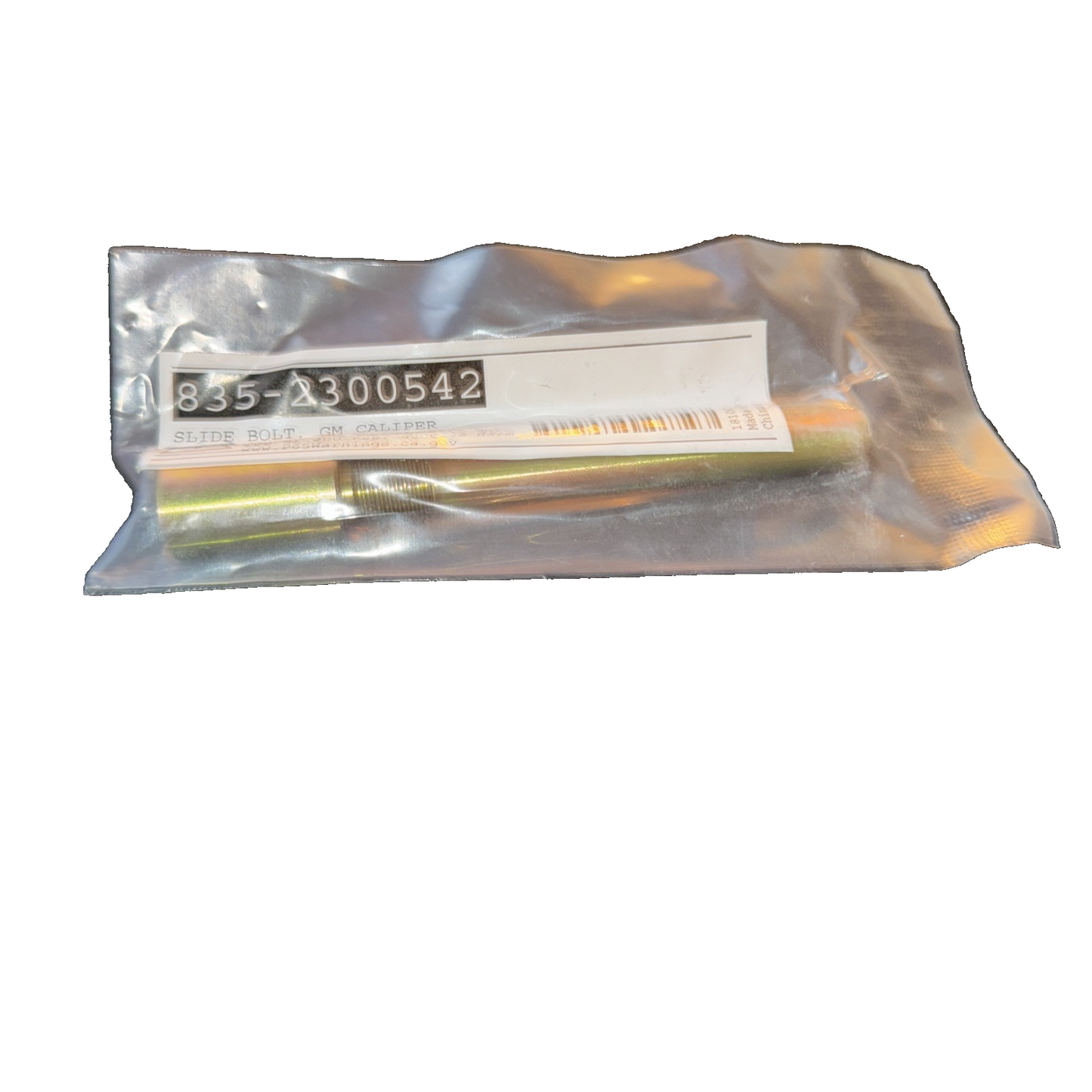 835-2300542 Speedway GM Brake Caliper Slider Slide Bolt