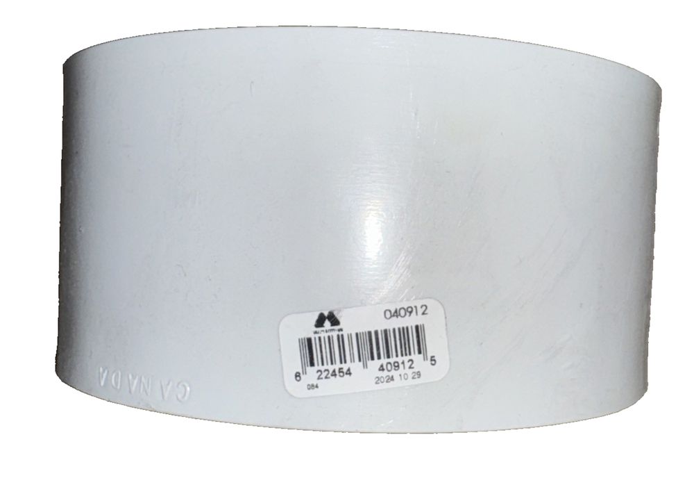 Solvent Weld SDR35 Sewer Fittings Drain Grate, Unbranded – a roll of white tape