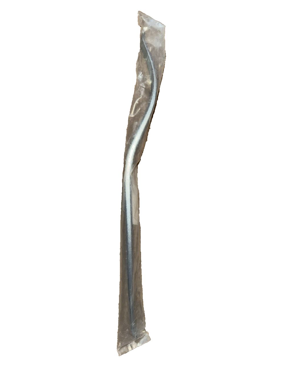 Tusk, 15" Curved Tire Iron, 119-796-0001 – a tall metal sculpture with a long, curved tail