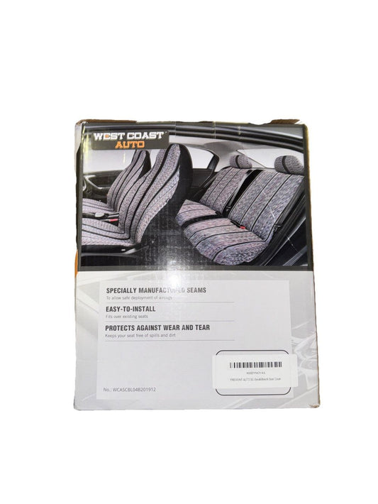 Fremont Auto Baja Saddle Blanket Bench Seat Cover Full Size One Piece, DaveyDooDeals – the inside of a car with the seat cover folded