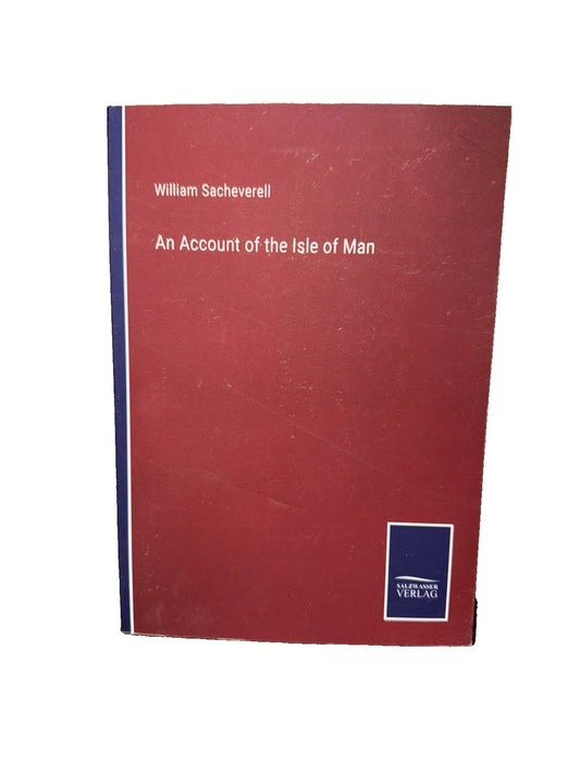 An Account of the Isle of Man, DaveyDooDeals – a red book with the title ' acunt of the man '