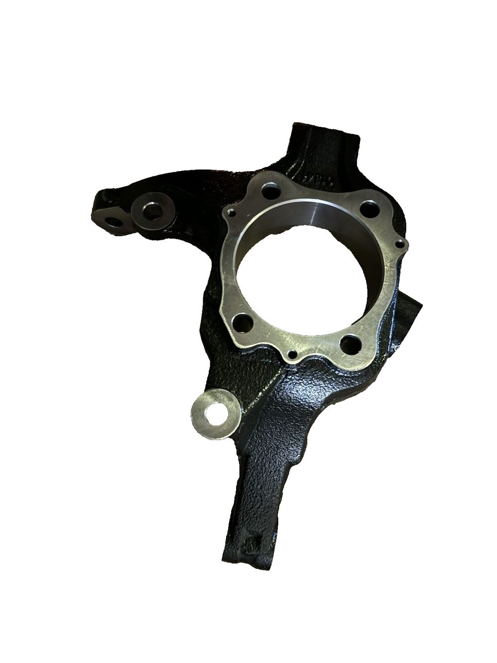 A-Premium Front Steering Knuckle Compatible with Hyundai Santa Fe Sport Kia Sor – a black metal clample with a white background
