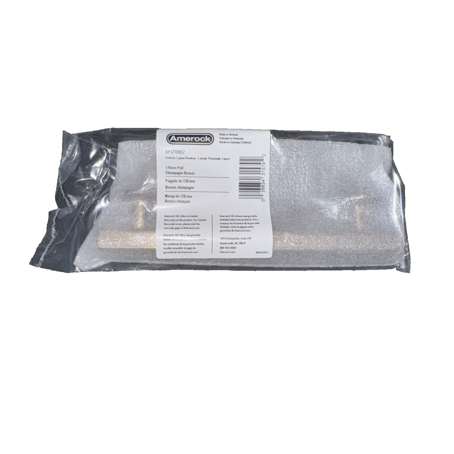 BP37105CZ Amerock Corp BP37105CZ Everett Pull, 5-1/16 in (128 mm) 10 Pack