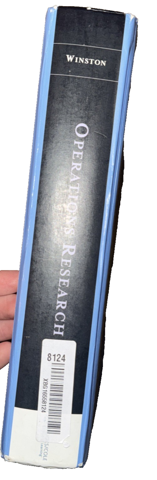 Operations Research by Wayne L Winston