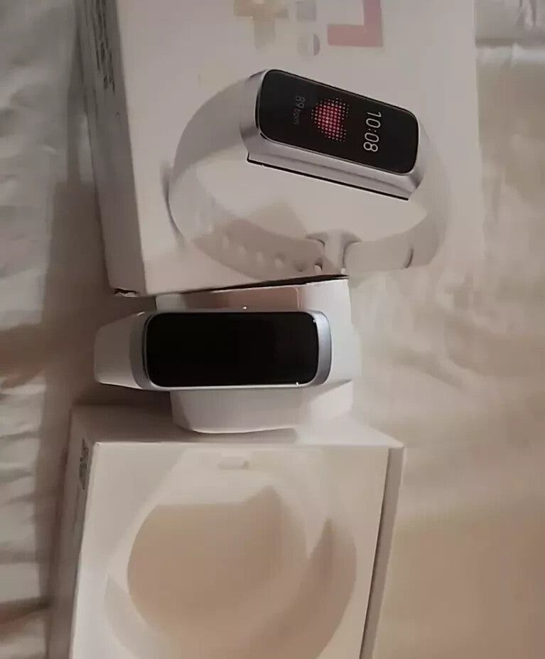 2 Samsung Gear Fit Smartwatches - For Parts or Repair - Cheap Deal! – a white box