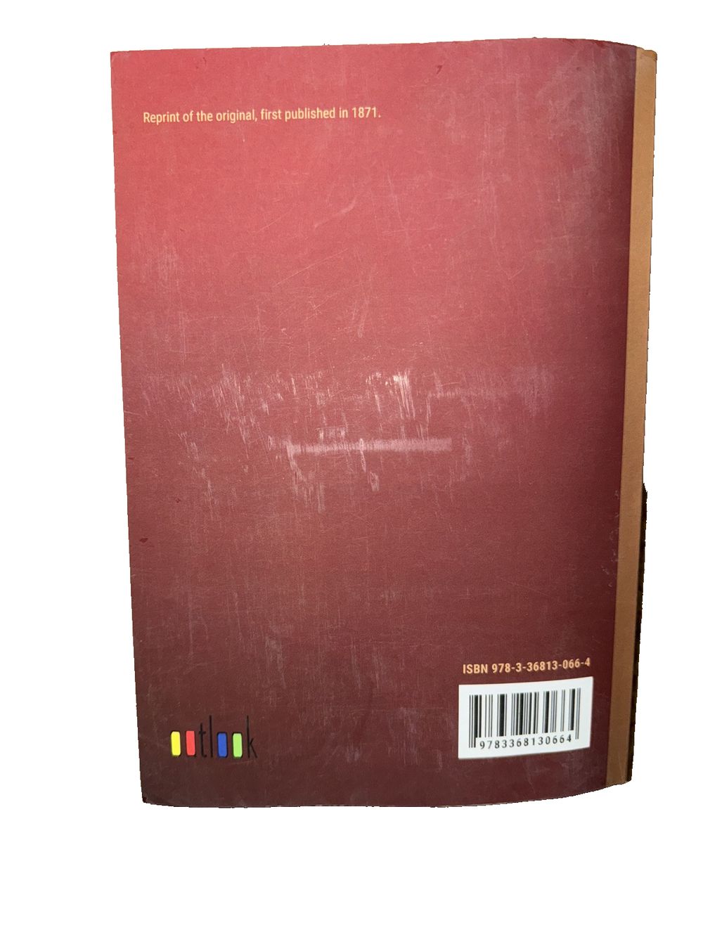 Christianity and Positivism, DaveyDooDeals – the book cover is red and has a white background