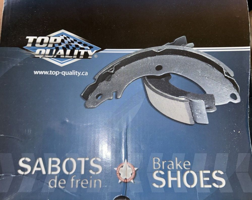 Rear Parking Brake Shoe NB-1051B Replacement For Chevrolet Silverado 1500 GMC S, Top Quality – a box of a pair of shoes