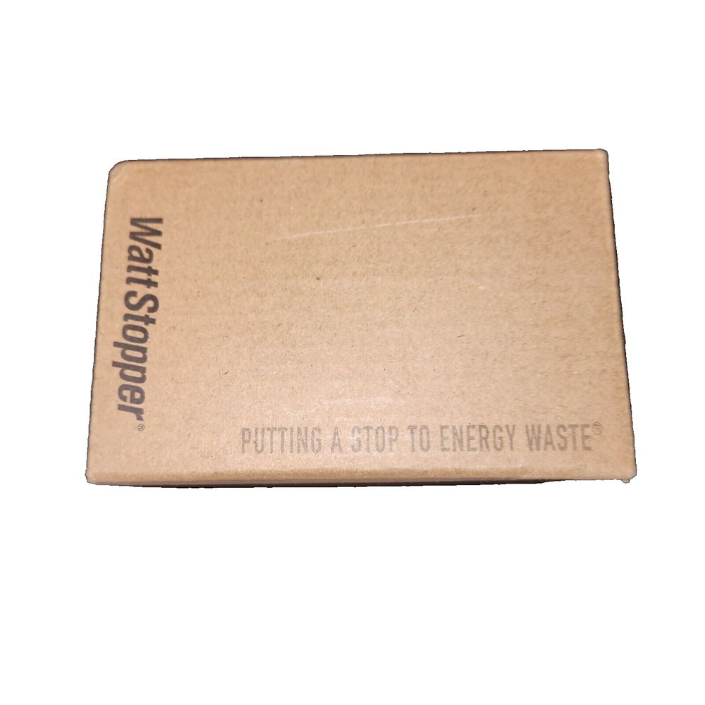 PIR Wall Switch Occupancy Sensor, 347V, White, Watt Stopper – a cardboard box with the words ' putato energy waste '