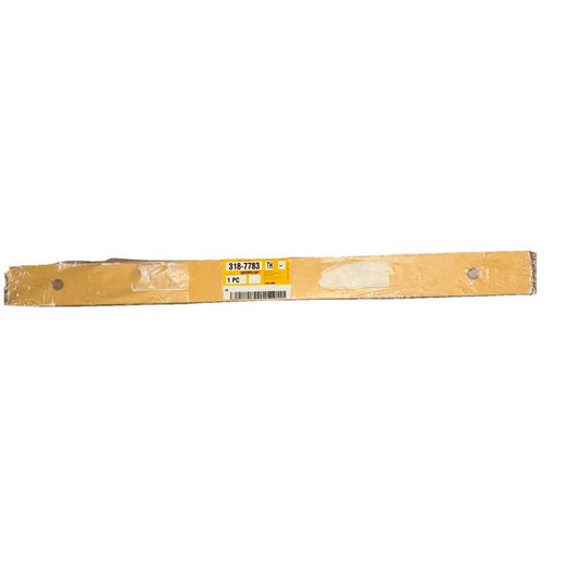 Caterpillar 318-7783 Front Fender Strip – a piece of cardboard tape with a yellow tape