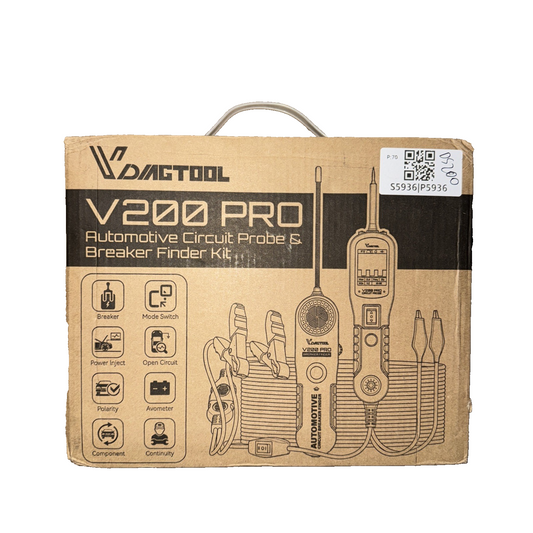 VDIAGTOOL V200 Pro Automotive Power Circuit Probe Tester Breaker Finder Tool,
