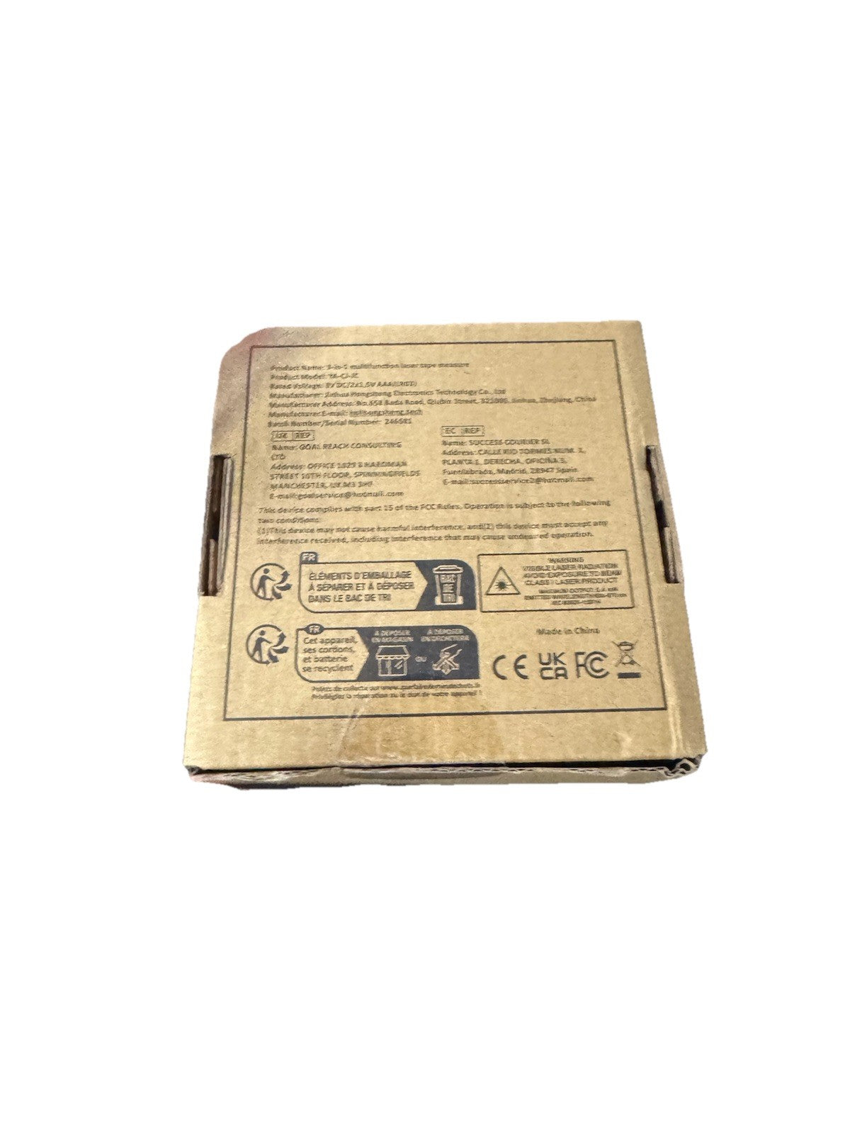 3 In 1 Tape Measure 5 Meters / Cross Laser Line/ Laser Measurement
