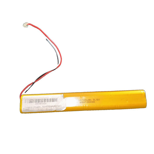 Emergency Light Lighting Fixture Battery Ni-Cd 9.6v 700mAh/900mAh BBAT0043A, Unbranded – a lithium battery with a red wire