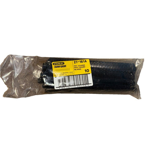 21-161A 0.50 in. Surform Half Round Regular Cut Replacement 10 Pack, Stanley – a - 1 - 1 / 2 - 1 / 4 - 1 / 4 - 1 / 4