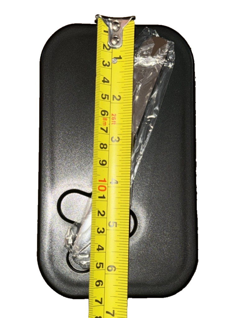 Black Butter Dish With Built in Spreading Knife