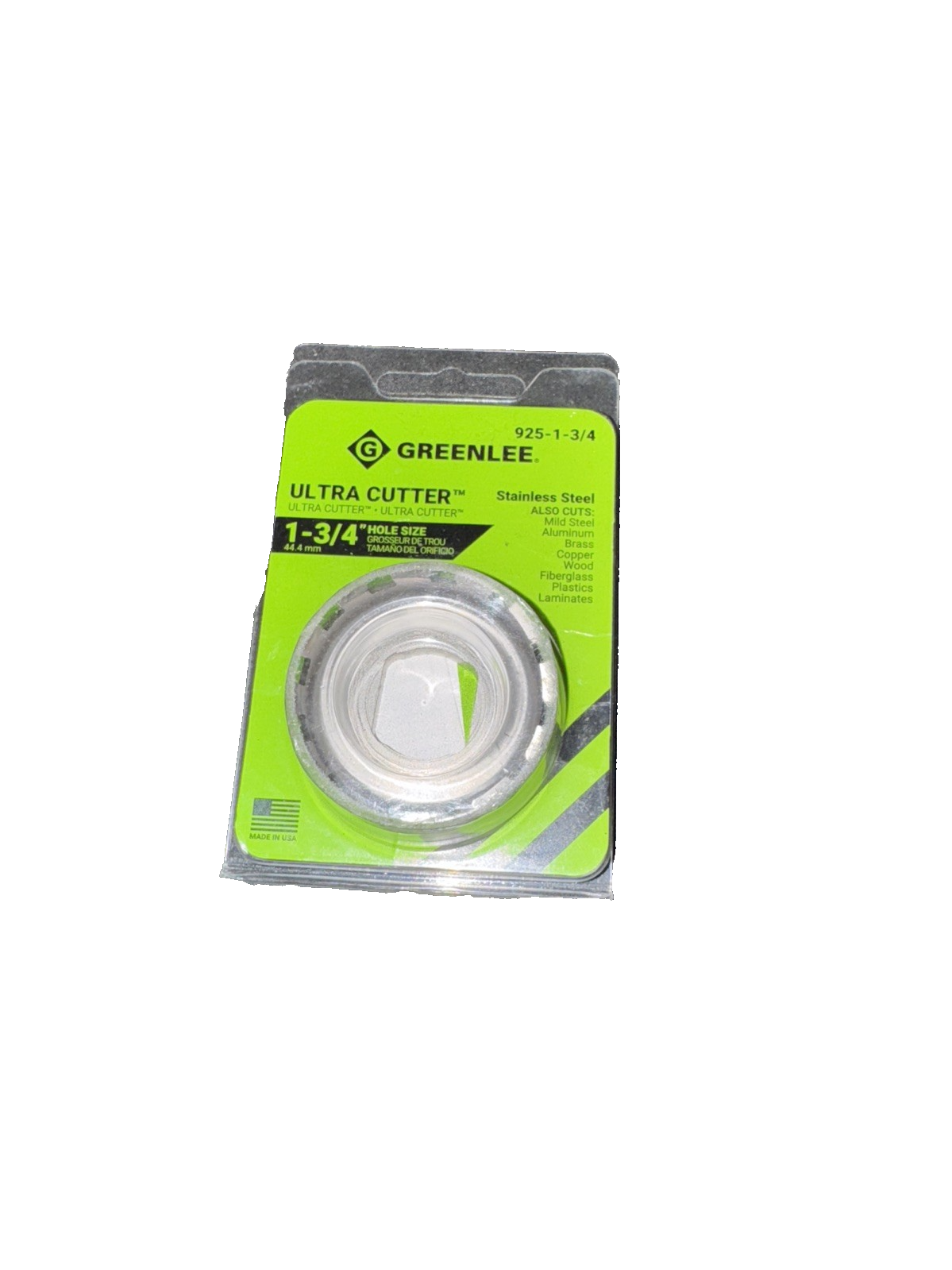 Greenlee 925-1-3/4 HSS Ultra Cutter Hole Saw, 1-3/4 Inch (1.75")
