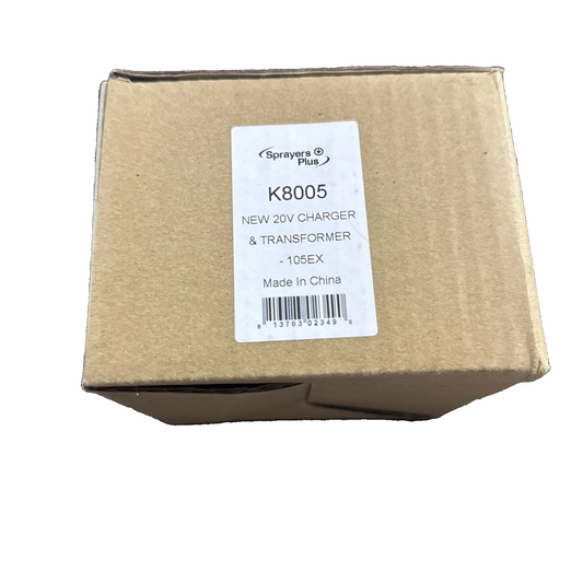 New 20V Charger & Transformer (Only for 105Ex, not 105E) K8005 Sprayers Plus