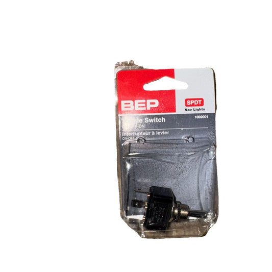 BEP SPDT On/Off/On Chrome Plated Toggles – a black and white package with a black and white package