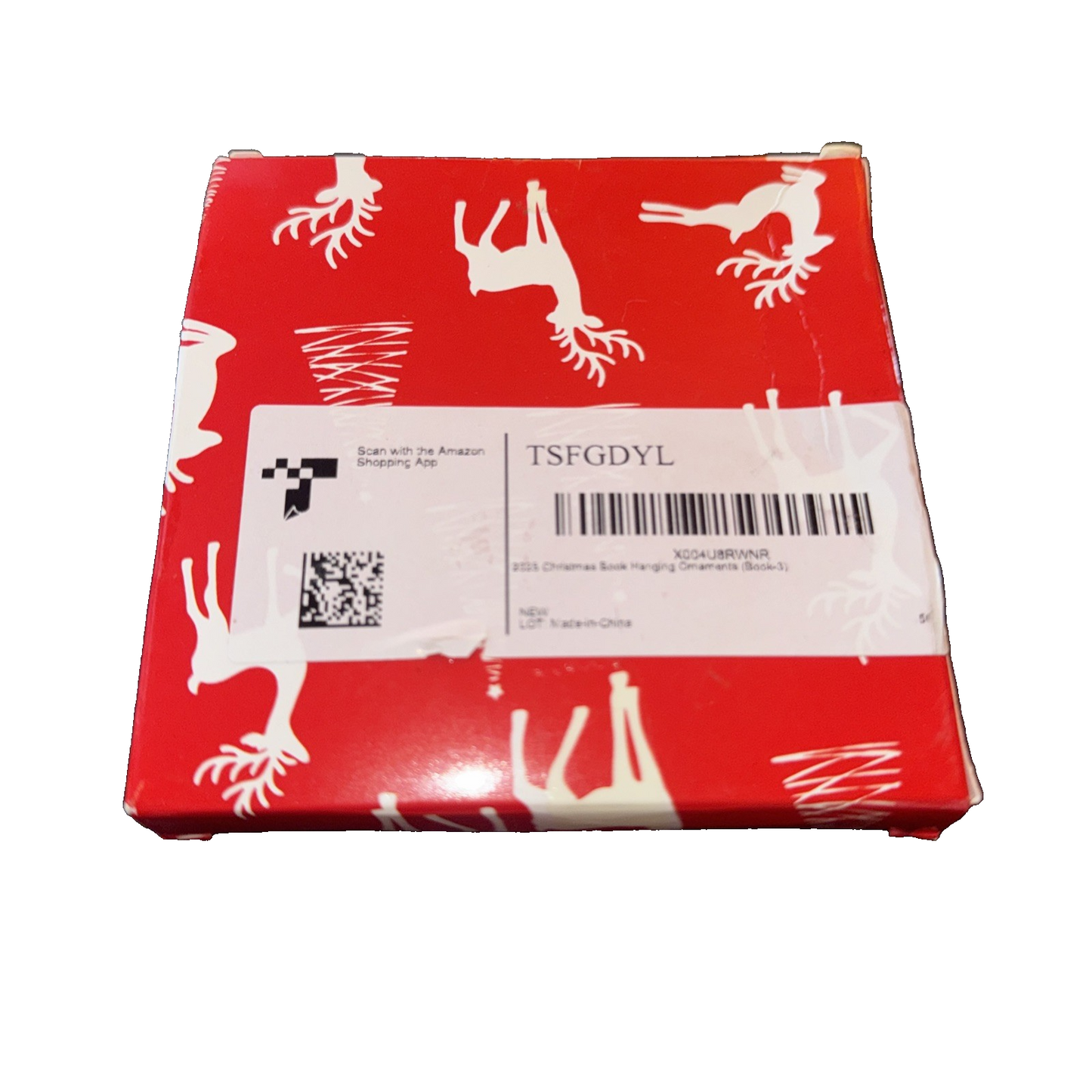 Christmas Ornament Book Lover Ornament for tree