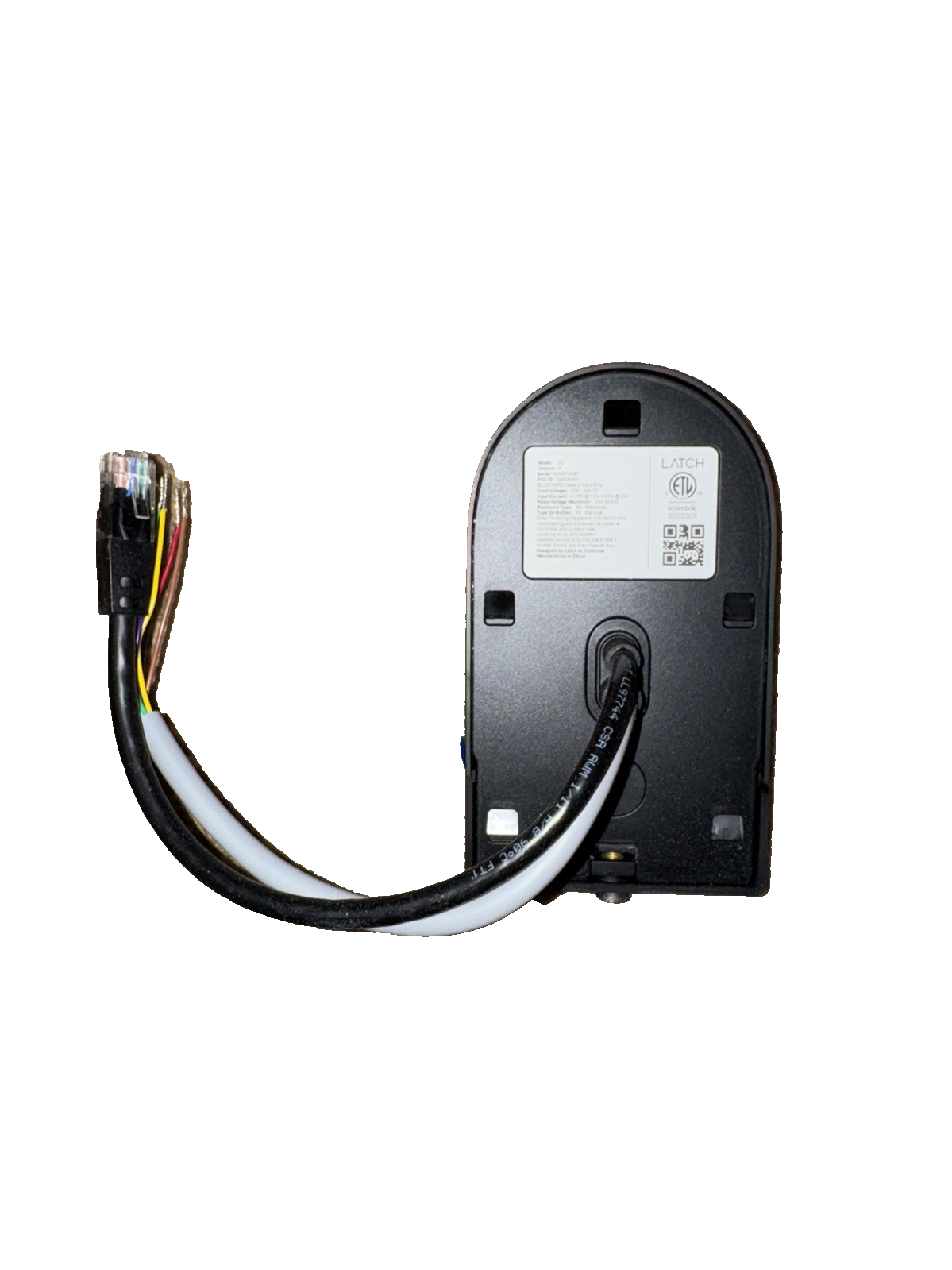 Latch R2LB1 Reader Door Controller for Common Area Entry Locks Black Finish