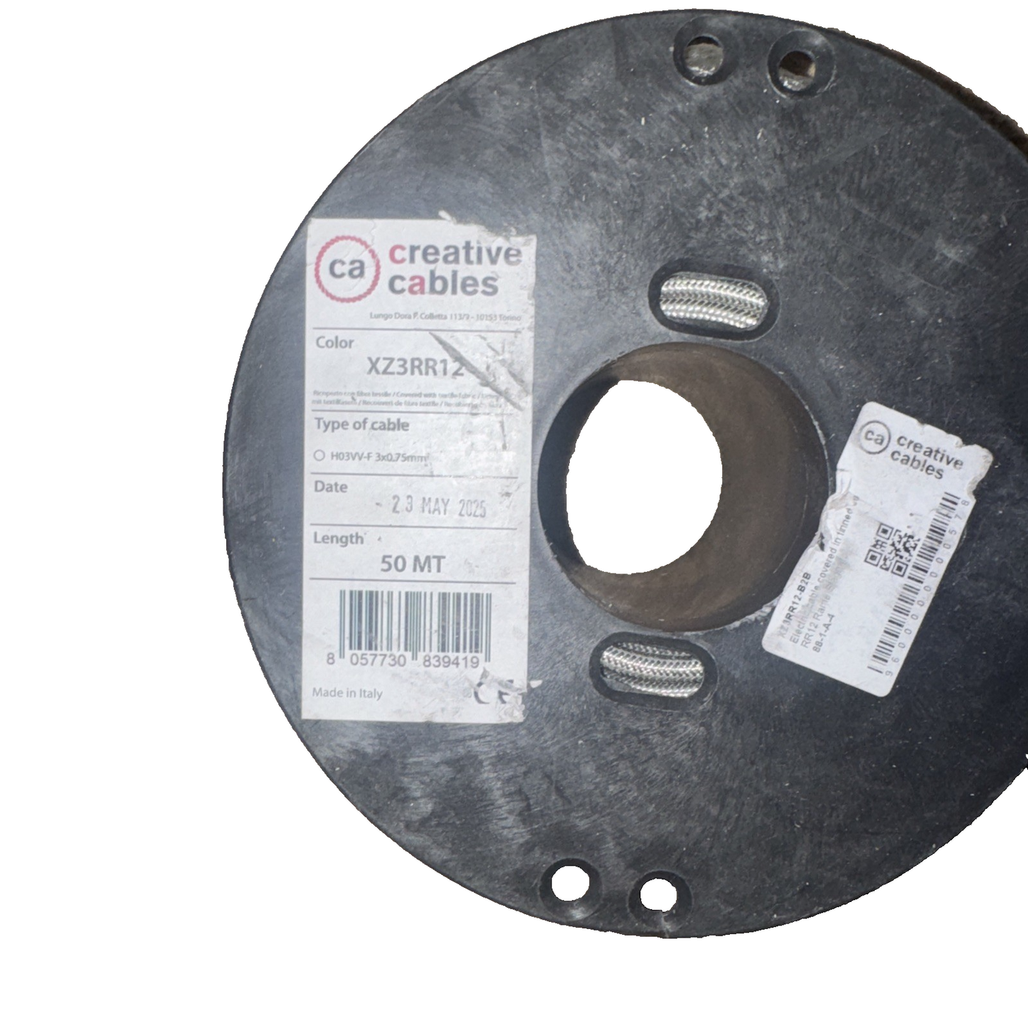 Creative Cables XZ3RR12 H03VV-F 3x0.75MM 50 meters