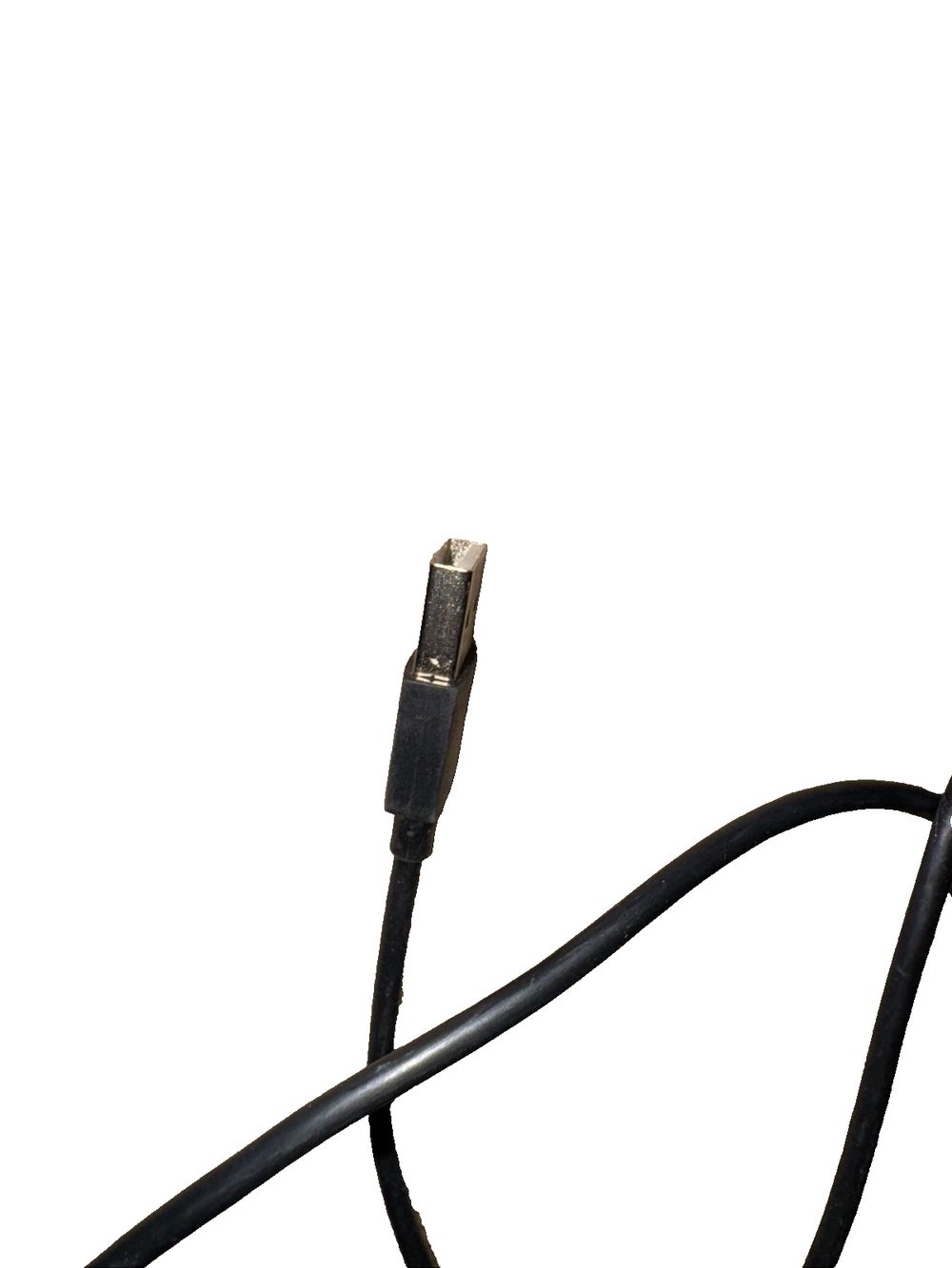 Plantronics 203-79-101 Headset Dock – a black cable with a white background