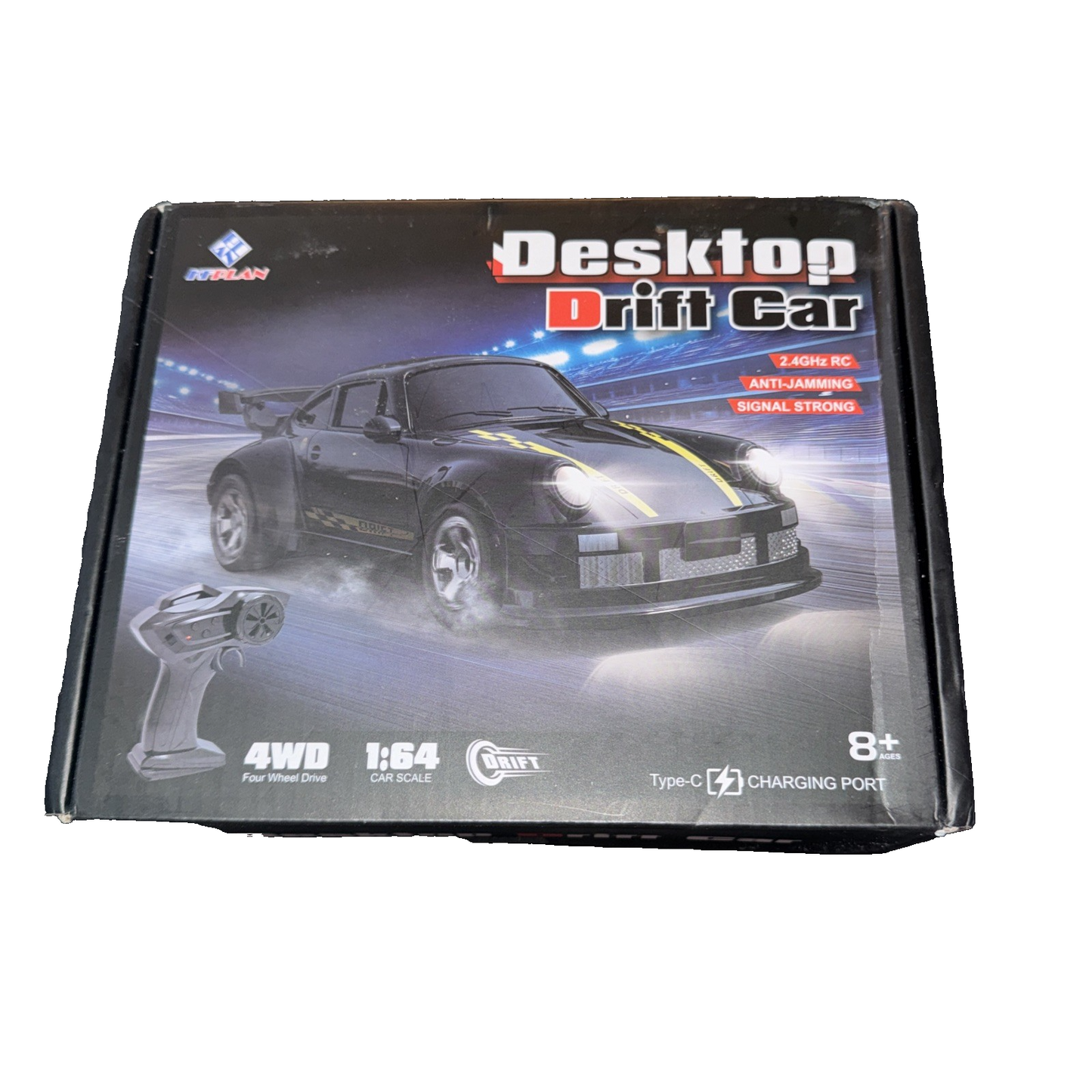 Desktop Drift Car 4Wd 1:64 Scale KF20-B Red