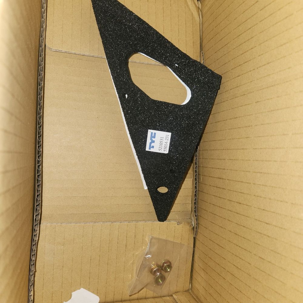 TYC 5210531 Door Mirror Right-Side Compatible with 1997-2001 Toyota Camry – a box with a black triangle shaped object inside