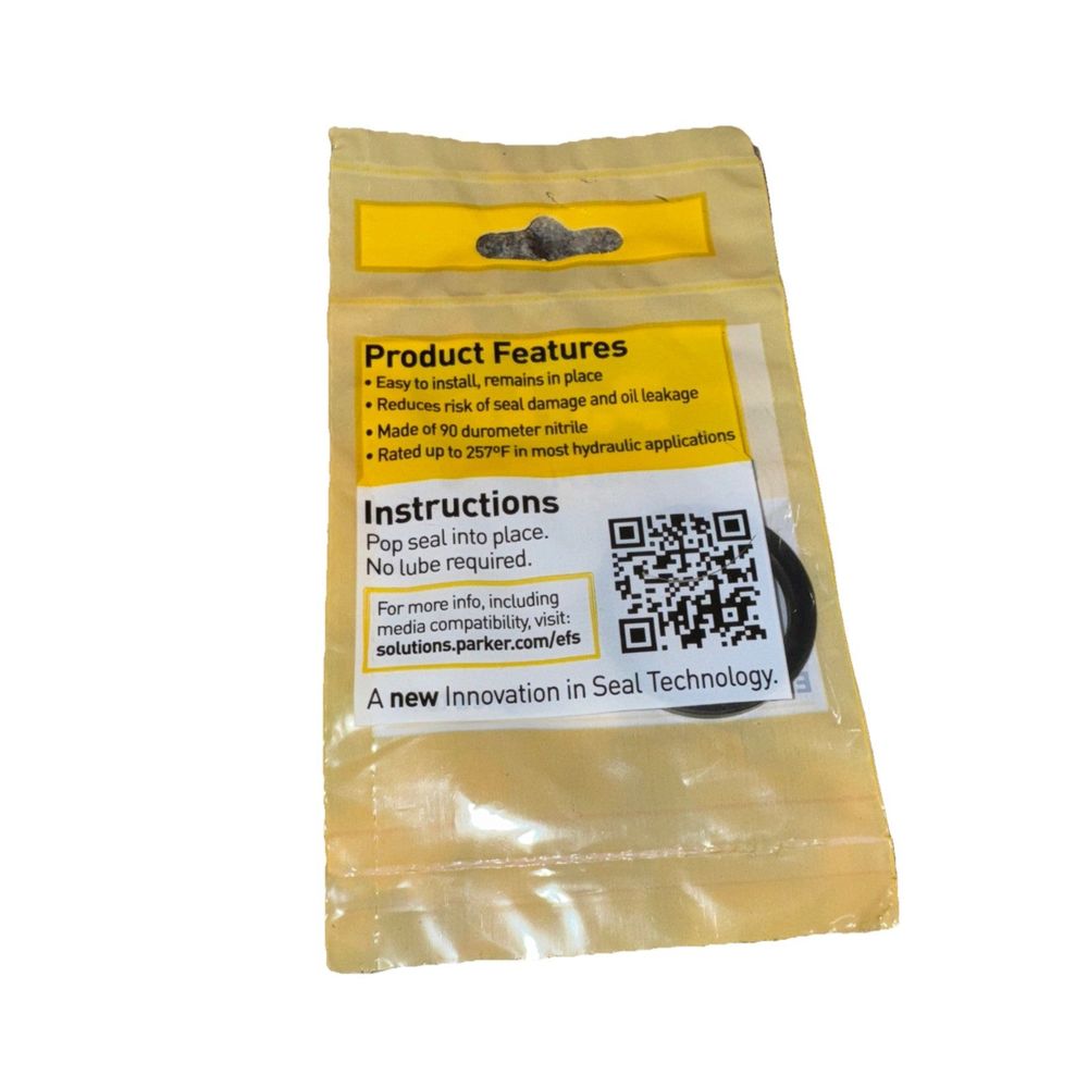 EFS-12 - Engineered Flang Seal (EFS), Parker – a packet of yellow plastic bags with a black label