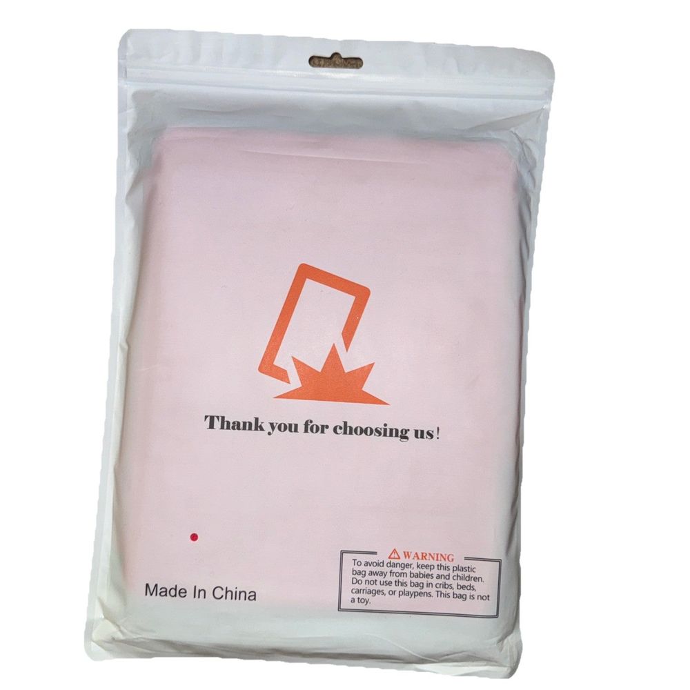 Ipad Air 11 (2024) Impact Rated Case Red, Unbranded – a pink bag with a white plastic handle and a red arrow on the side