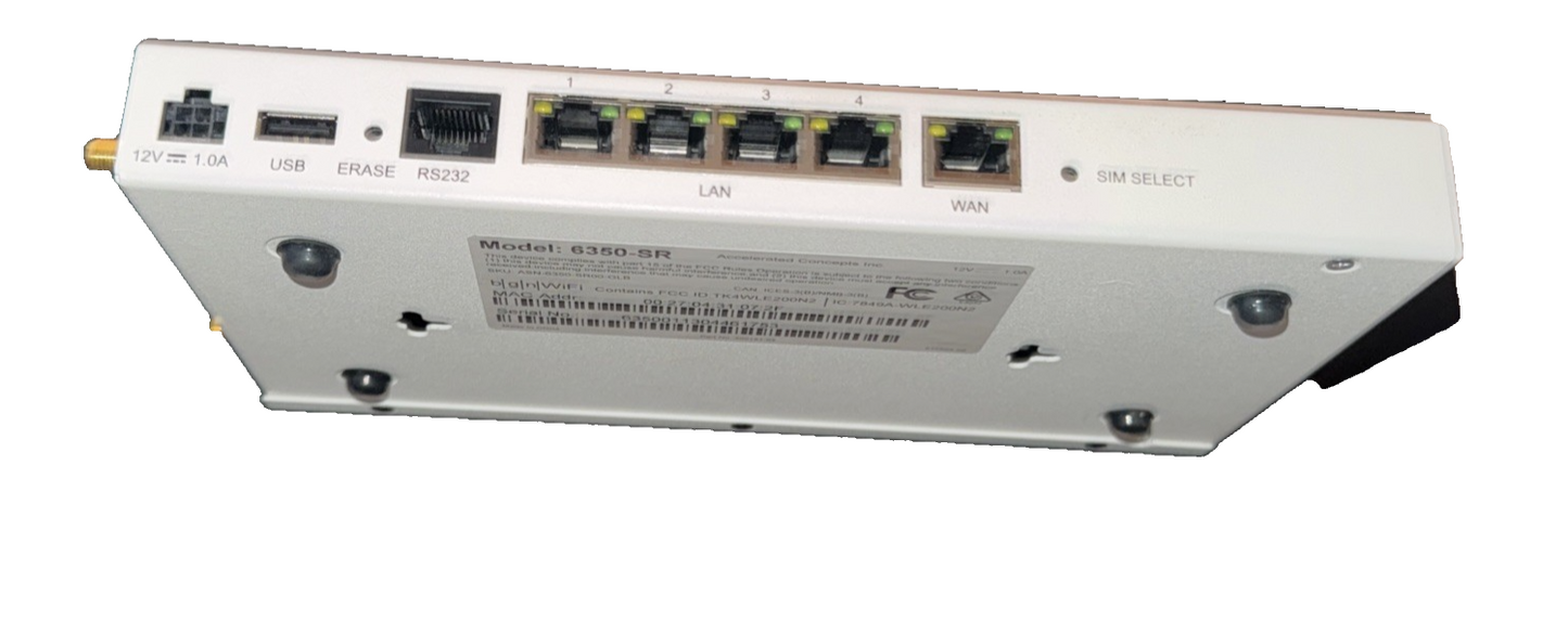 Accelerated Digi 6350-SR Modular LTE Router (No Cables/Accessories)