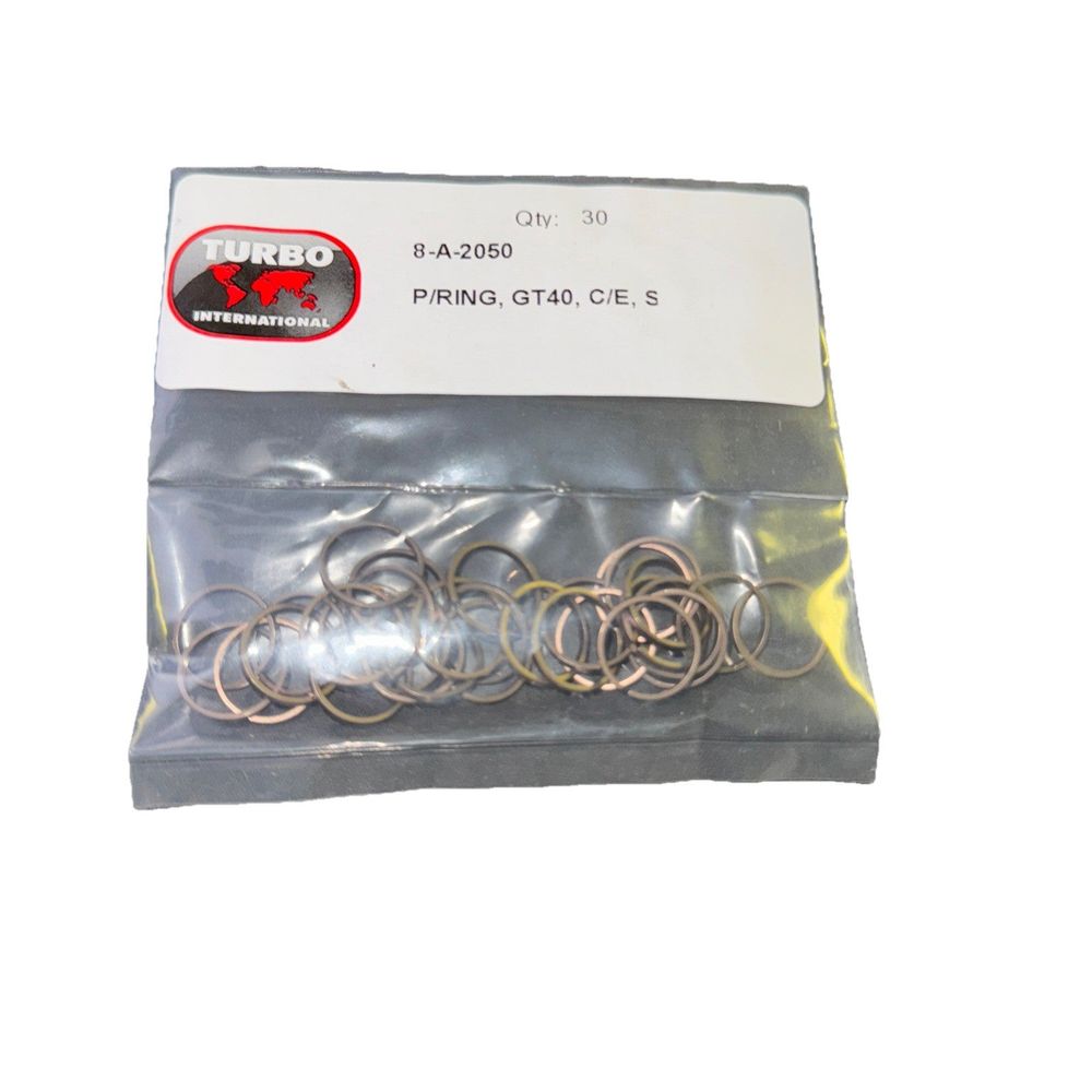 8-A-2050 P/Ring, Gt40, C/E, S Turbo International 30 Pack – a pack of stainless rings