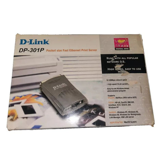 D-Link DP301P+ Network Centronics Printer Server – Wired USB Parallel Port Conne – d - link d - link d - link d - link d - link d - link d