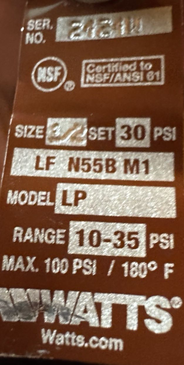 Watts LF N55B M1 1/2 Water Pressure Reducing Valve – a close up of a piece of chocolate