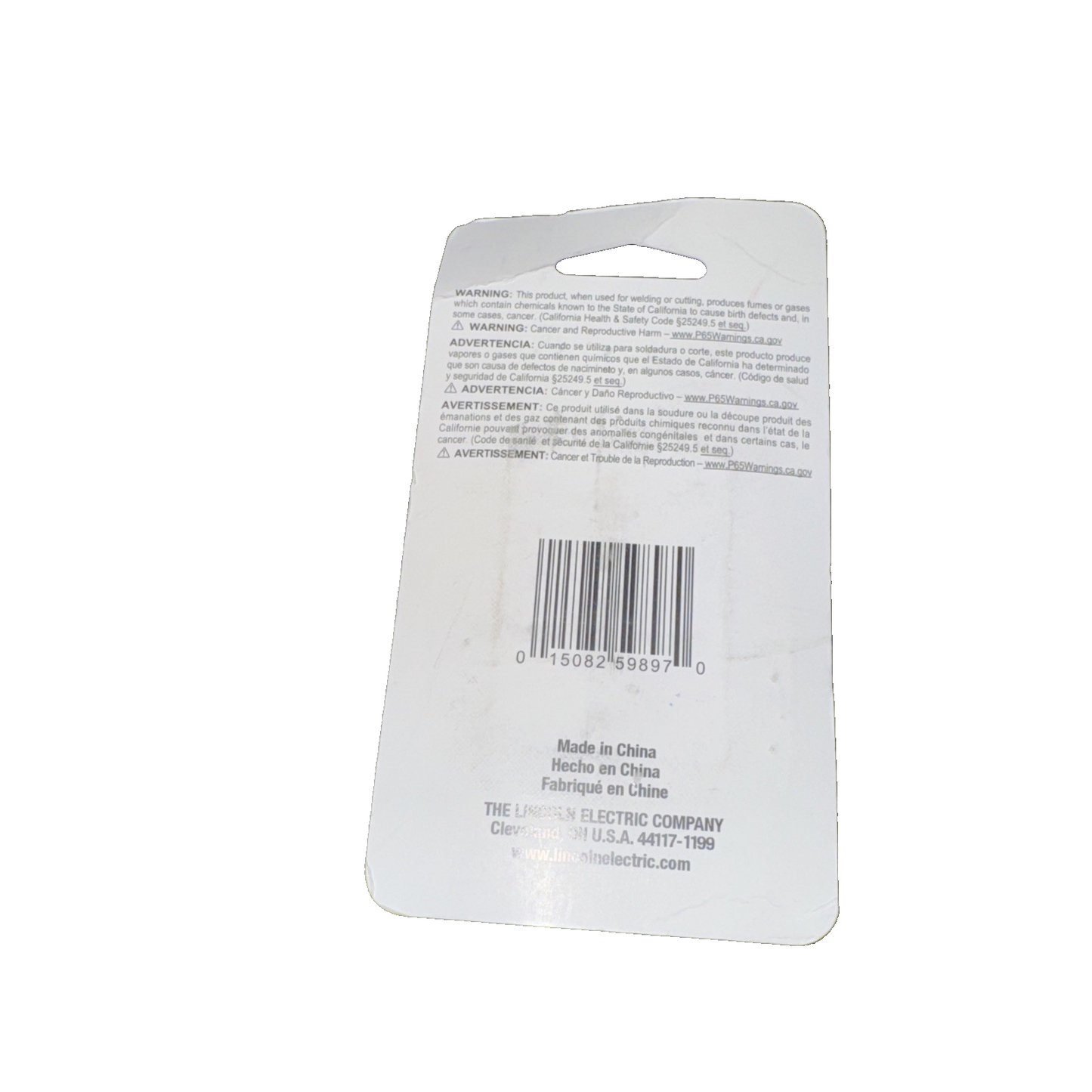 Lincoln Electric KP2745-364AT Contact Tip 550A, Aluminum, 3/64 10/pk