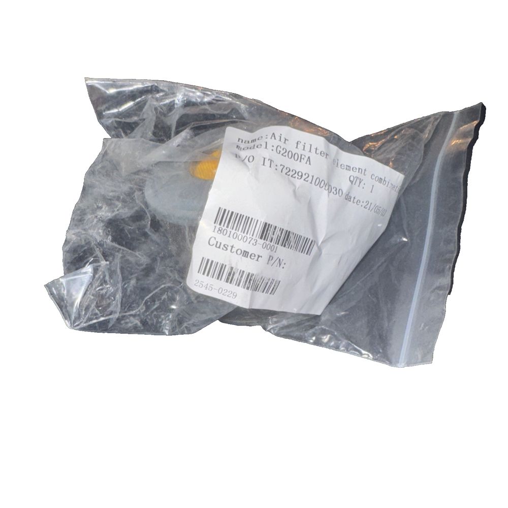G200FA Air Filter, Unbranded – a bag of plastic material