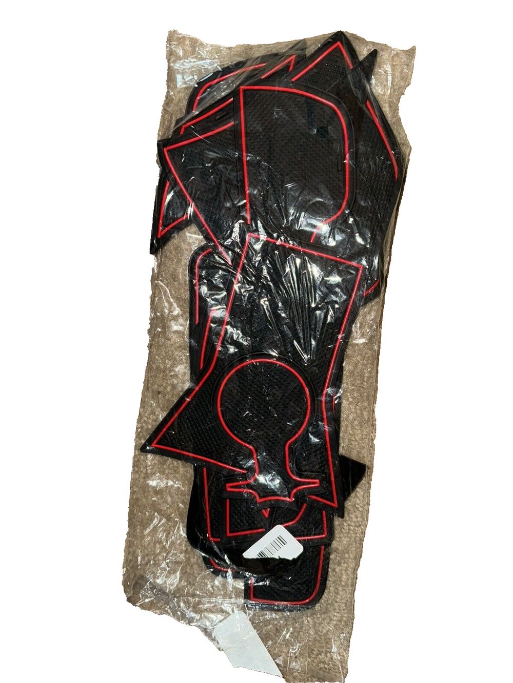 SKTU 2024 2025 Chevy Trax Door Slot Mat for 2024 2025 Chevrolet Trax (LS,1RS,LT, – a black and red motorcycle seat cover