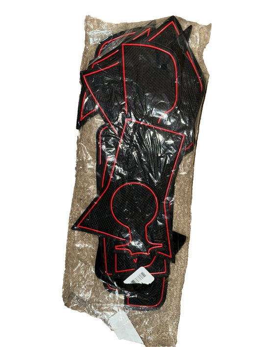 SKTU 2024 2025 Chevy Trax Door Slot Mat for 2024 2025 Chevrolet Trax (LS,1RS,LT, – a black and red motorcycle seat cover
