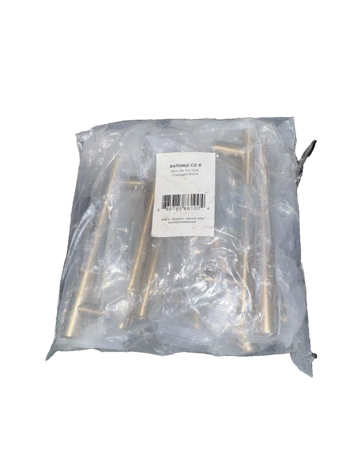 Franklin Brass Solid Bar (10-Pack) Cabinet Handles 3-3/4" Hole Center Modern